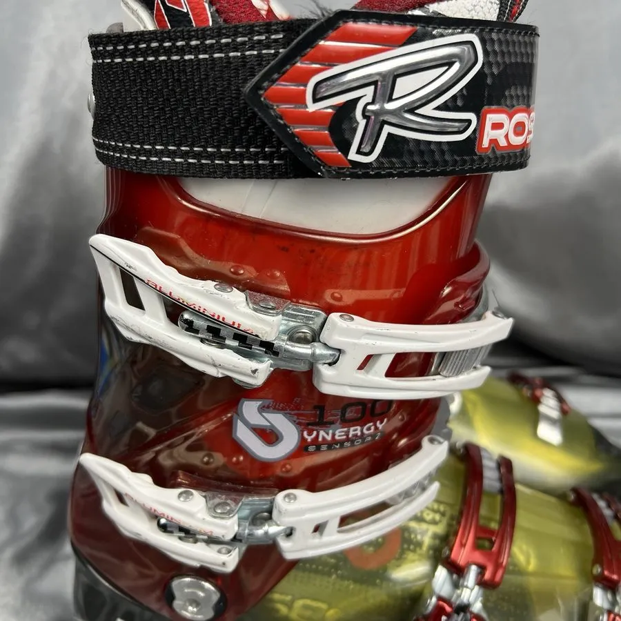Сервер Rossignol Synergy Sensor2 100 Red High Performance Ski Boots Mondo Size 2 — фото лота 1
