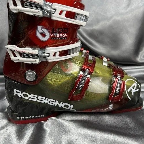 Сервер Rossignol Synergy Sensor2 100 Red High Performance Ski Boots Mondo Size 2 — фото лота 2