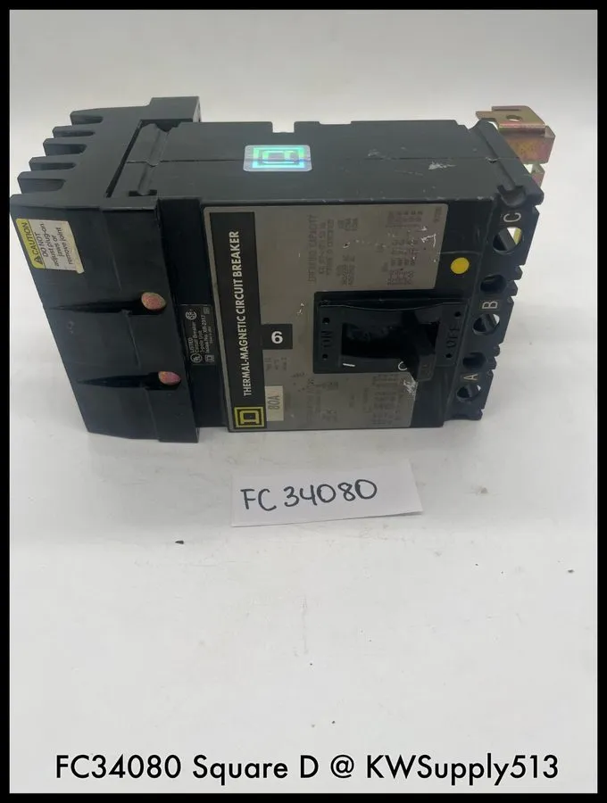 Автоматический выключатель FC34080~ Square D 80A 3P 480V I-Line Circuit Breaker