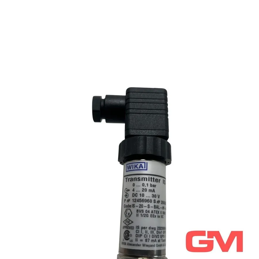 Датчик давления Wika IS-20-S 5000psi Pressure Transmitter 52744997 4-20mA 10-30V