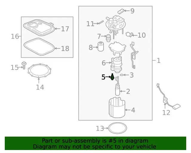 Трубопроводная арматура Hyundai 2014-2022 Veloster N Fuel Pressure Regulator 313 — фото лота 1