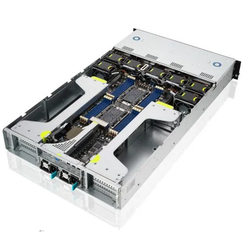 Сервер ASUS ESC4000-E10 2U 4 GPU SERVER 8X3.5"Support 2xLGA4189 CPU, 4 dual slot