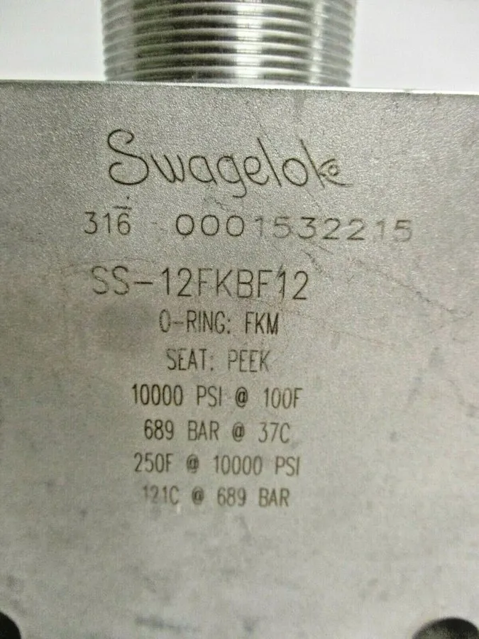 Клапан SWAGELOK SS-12FKBF12 Ball Valve 3/4IN