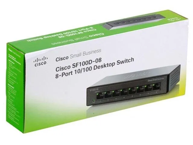 Коммутатор CISCO SF110D-08 8 Port 10 100 PoE Desktop Switch