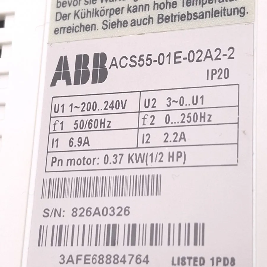 Частотный преобразователь ACS55-01E-02A2-2