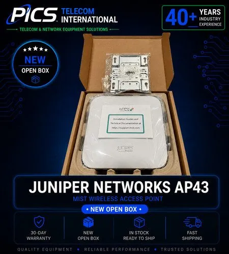 Точка доступа Wi-Fi Juniper Networks AP43 Mist Wireless Access Point White (AP43