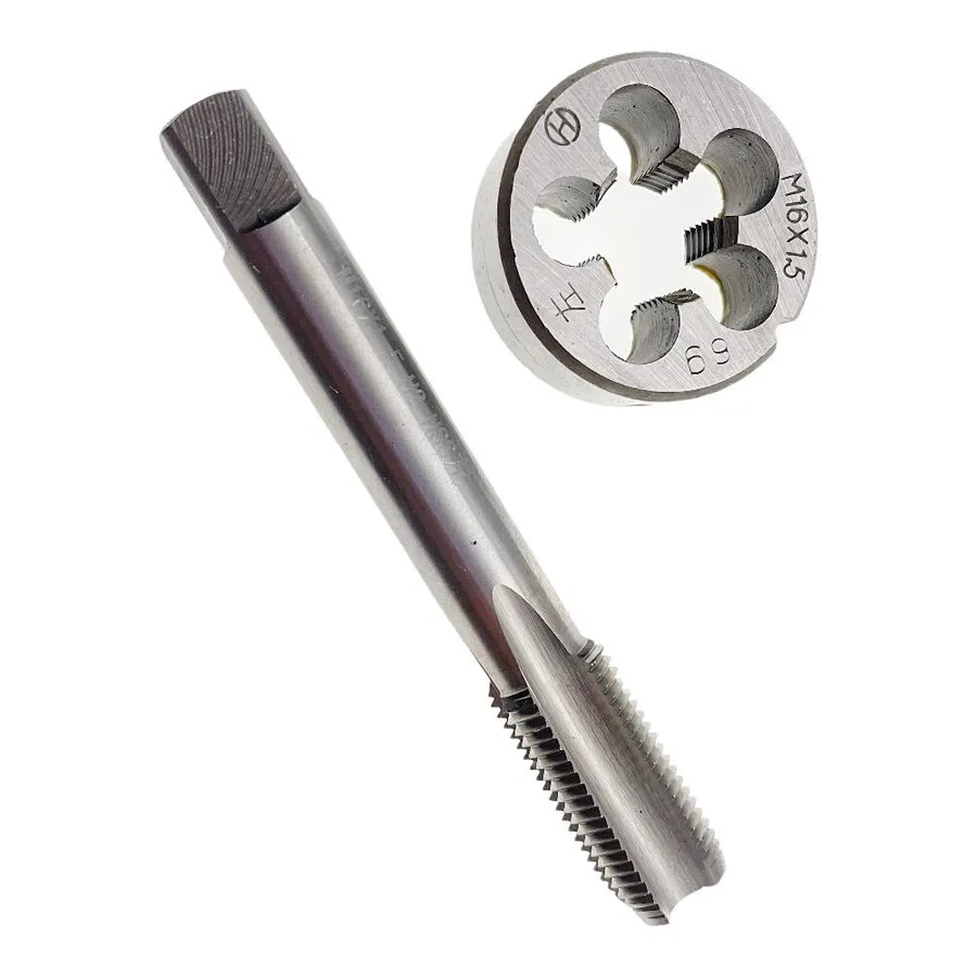 Режущий инструмент M16 x 1.5 Tap and Die Set LH Metric Left Hand M16x1.5 Thread