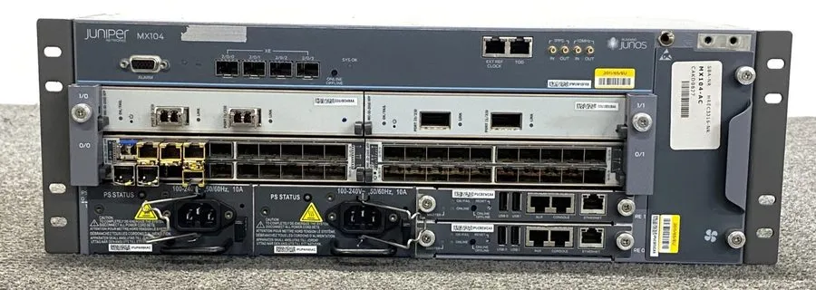 Маршрутизатор Juniper Networks MX104 Universal Aggregation Router w/8GB 6x Modul
