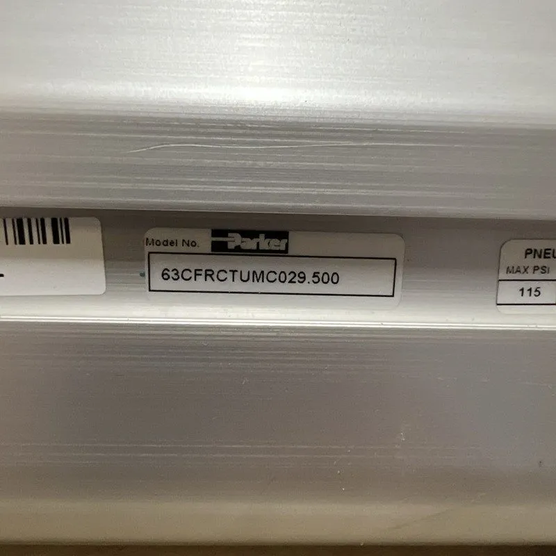 Пневмоцилиндр Parker 63CFRCTUMC029.500 Pneumatic Cylinder. Fully — фото лота 1