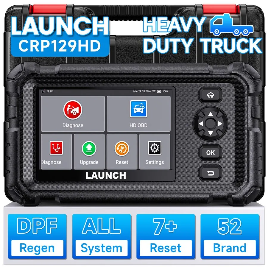 Диагностический сканер LAUNCH CRP129HD Heavy Duty Truck Diesel Scanner Diagnosti