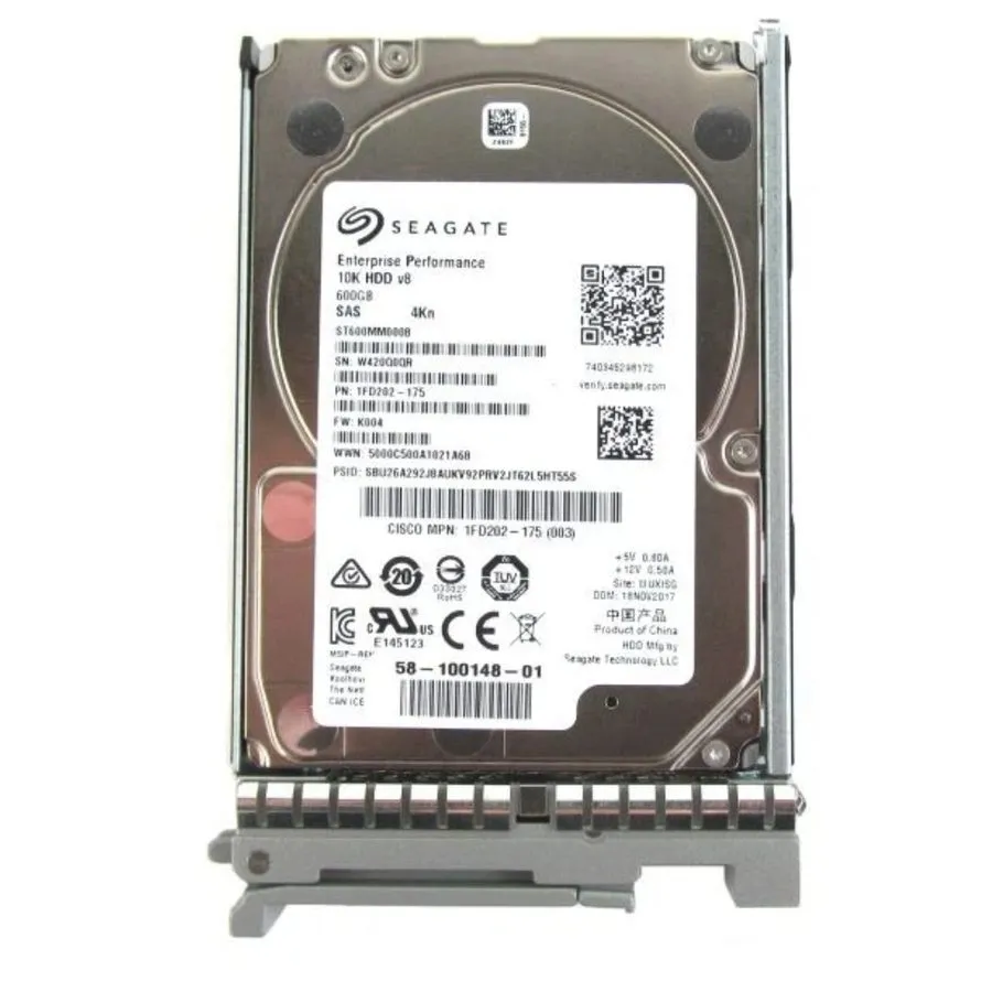 Жёсткий диск Cisco UCS-HD600G10KS4K 600GB 12Gb/s 2.5" 10K SAS HDD 58-100148-01