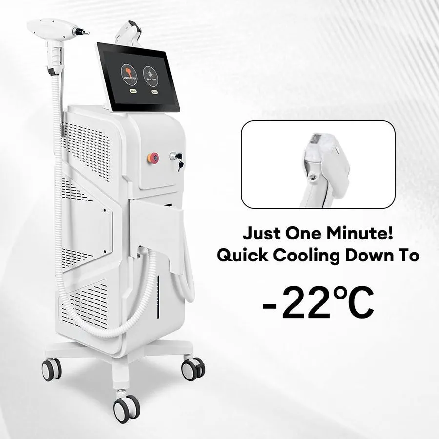 Диод 10bars 2in1 808nm Diode Laser Hair Removal Tattoo Removal Nd Yag Laser Mach