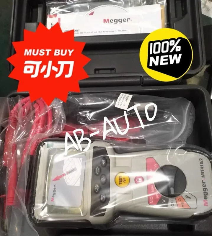 Тестер Megger MIT410/2 Insulation Resistance Tester shipping