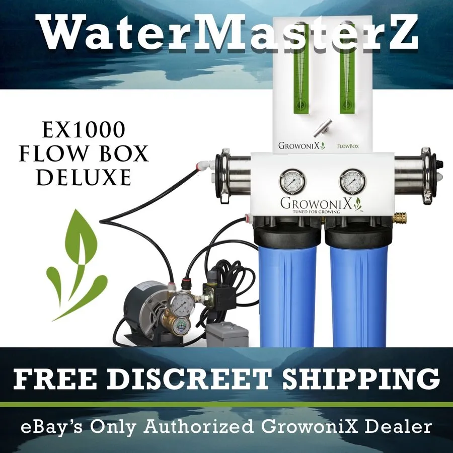 Коммутатор GrowoniX EX1000 FlowBox Deluxe Reverse Osmosis Water Filtration Syste — фото лота 1
