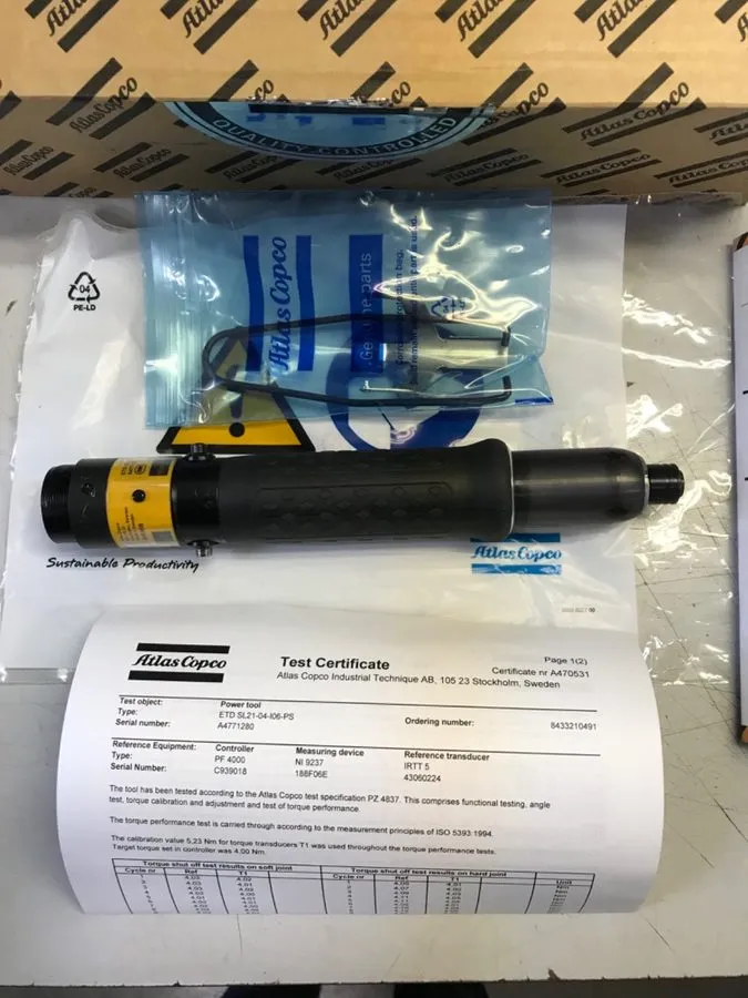 Пневмооборудование ATLAS COPCO ETDSL21-04-I06-PS UNMP — фото лота 2