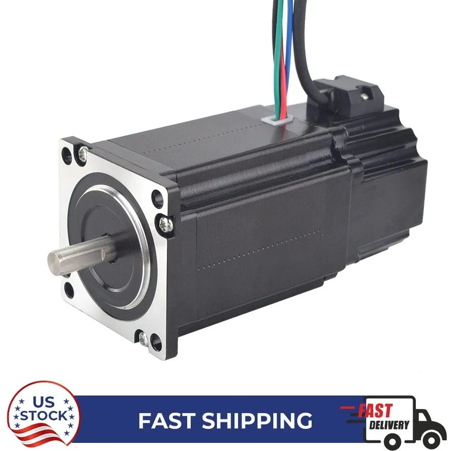 Шаговый двигатель STEPPERONLINE Nema 23 5A 2Nm 283oz.in Φ8mm Stepper Motor IP65 