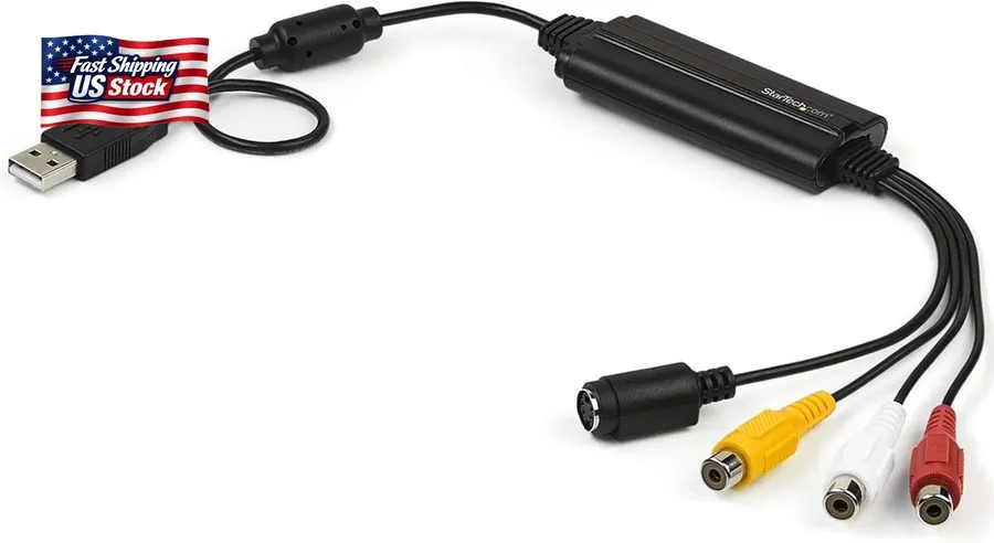 Медиаконвертер StarTech USB Video Capture Adapter, Windows Only, Cable (SVID2USB
