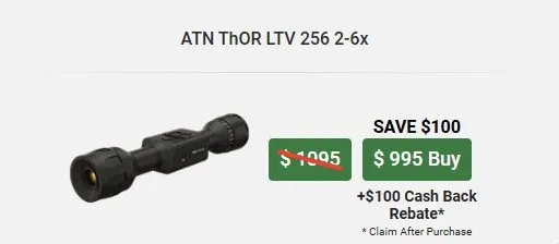 Оптико-электронная система ATN ThOR LTV 2-6x256x192 Thermal Riflescope w/ Video 