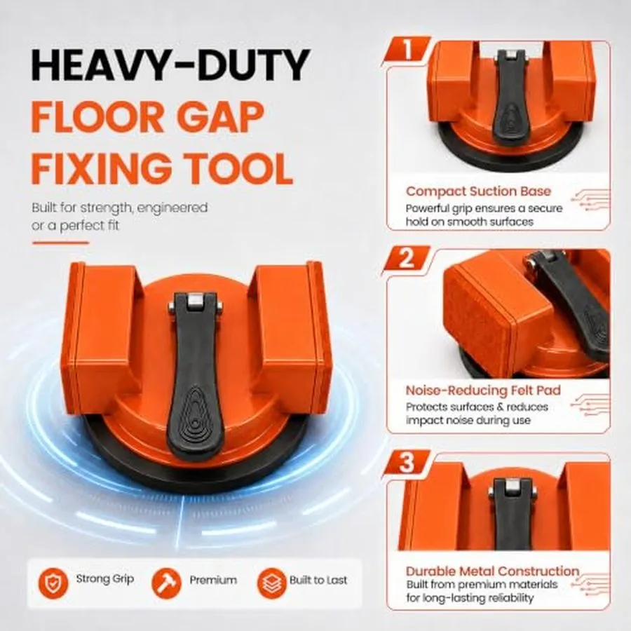 Ремкомплект Floor Gap Fixer Tool Double 45° Suction Cup Flooring Repair Kit Pro — фото лота 2