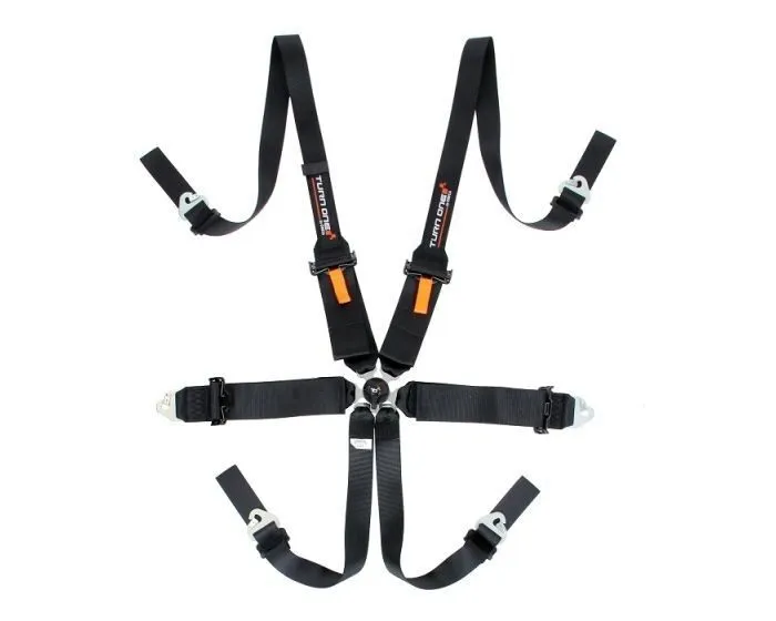 Жгут проводов Sparco Competition H-2 PD 6 Point Harness Black FIA 8853-2016 Appr