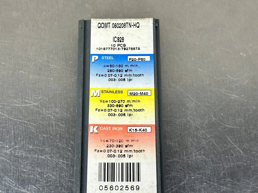 Режущий инструмент Iscar QOMT 060208TN-HQ IC328 Carbide Milling Insert