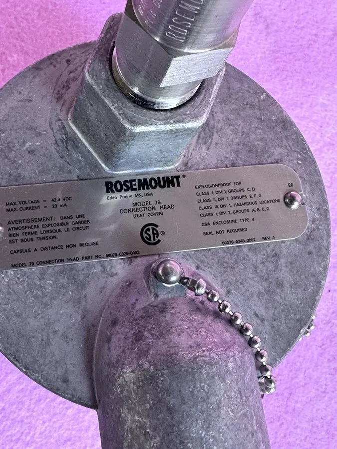 Датчик температуры ROSEMOUNT 0068R21N00B165T22E6 RTD 16-1/2IN 3/4IN