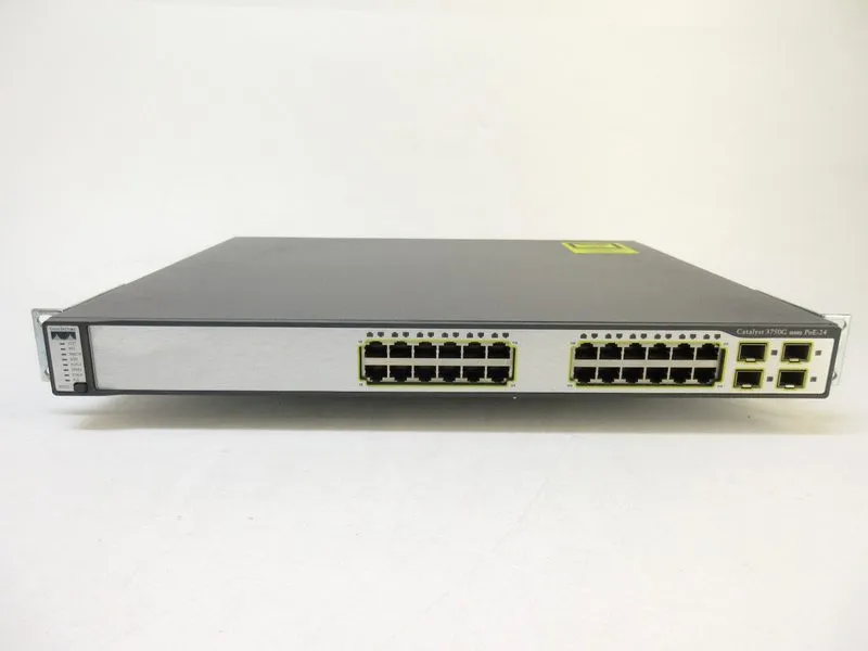Коммутатор Cisco WS-C3750G-24PS-S Catalyst 3750G 24 Port PoE Gigabit Switch — фото лота 2