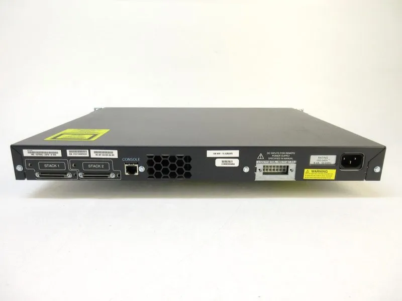Коммутатор Cisco WS-C3750G-24PS-S Catalyst 3750G 24 Port PoE Gigabit Switch — фото лота 4