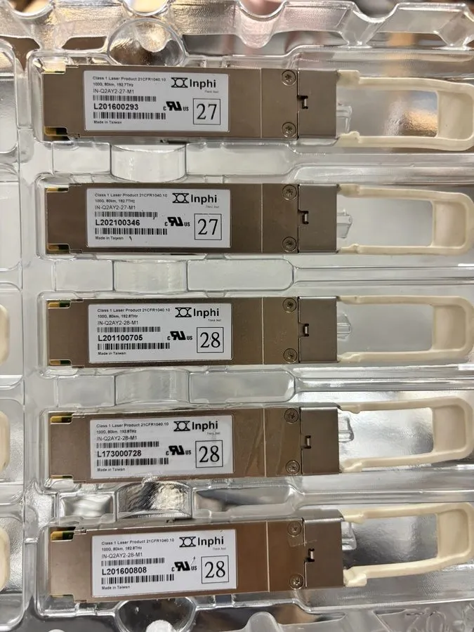 Трансивер Inphi IN-Q2AY2-XX-M1 QSFP28 100G 80KM .192.XTHz DWDM transceiver modul