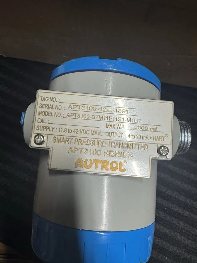 Датчик давления Autrol APT3100 Series Smart Pressure Transmitter APT3100-D7M11F1 — фото лота 1