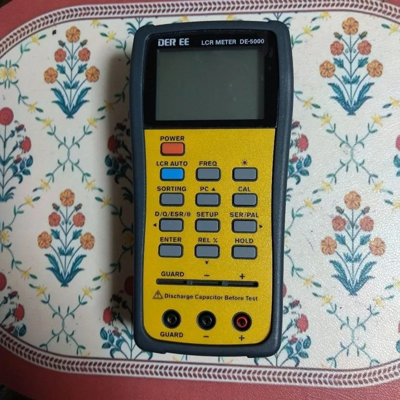 Тестер DER EE DE-5000 High Accuracy Handheld LCR Meter TL-21 TL-23 Set Tools