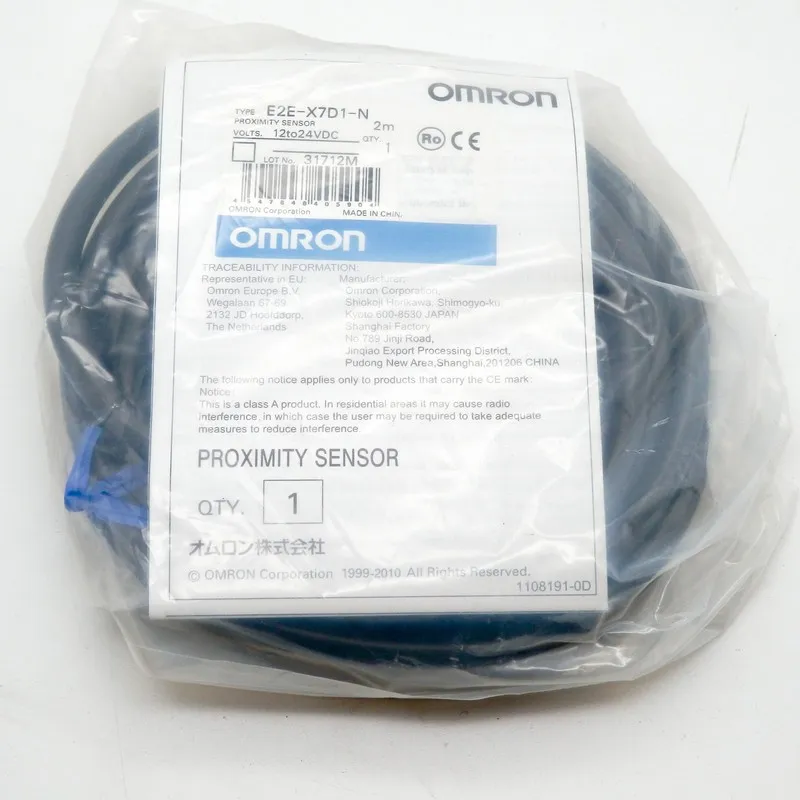 Датчик приближения Omron E2E-X7D1-N 12-24VDC 2-Wire Proximity Sensor