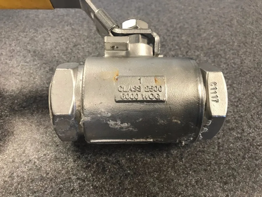 Клапан Sharpe S4GPA 1/2" CF8M Body 316 Stainless Steel Ball Valve TFM Seat B16.3