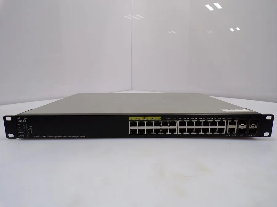 Коммутатор Cisco SG550X-24MP-K9 24-Port Gigabit Managed Switch 2x SFP+ PoE 382W