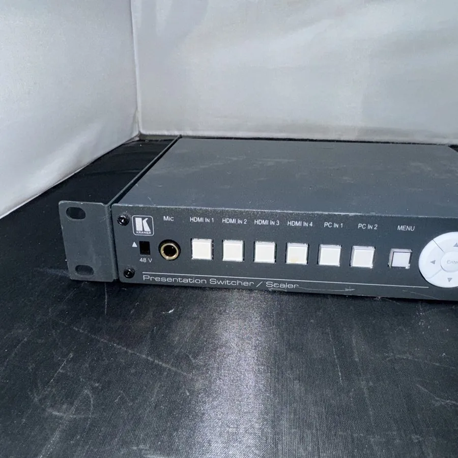 Видеокоммутатор Kramer VP-440X Presentation Switcher 4K HDR HDBaseT HDMI Scaler — фото лота 2