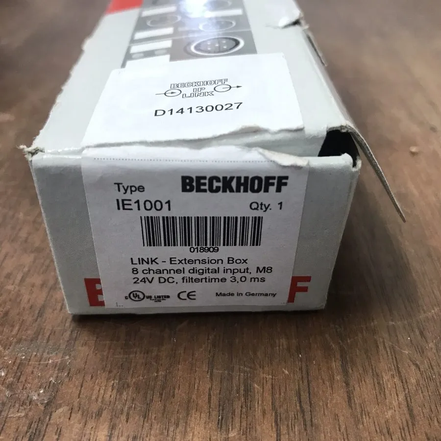 IIoT-устройство Beckhoff IE1001 IE1001-0000 Digital Input 24VDC, M8 — фото лота 1