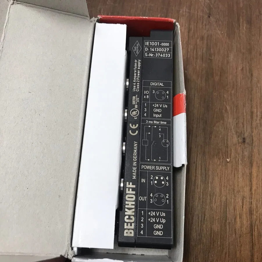 IIoT-устройство Beckhoff IE1001 IE1001-0000 Digital Input 24VDC, M8 — фото лота 3