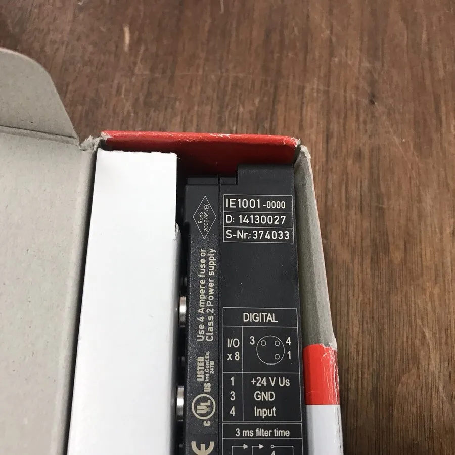 IIoT-устройство Beckhoff IE1001 IE1001-0000 Digital Input 24VDC, M8 — фото лота 4
