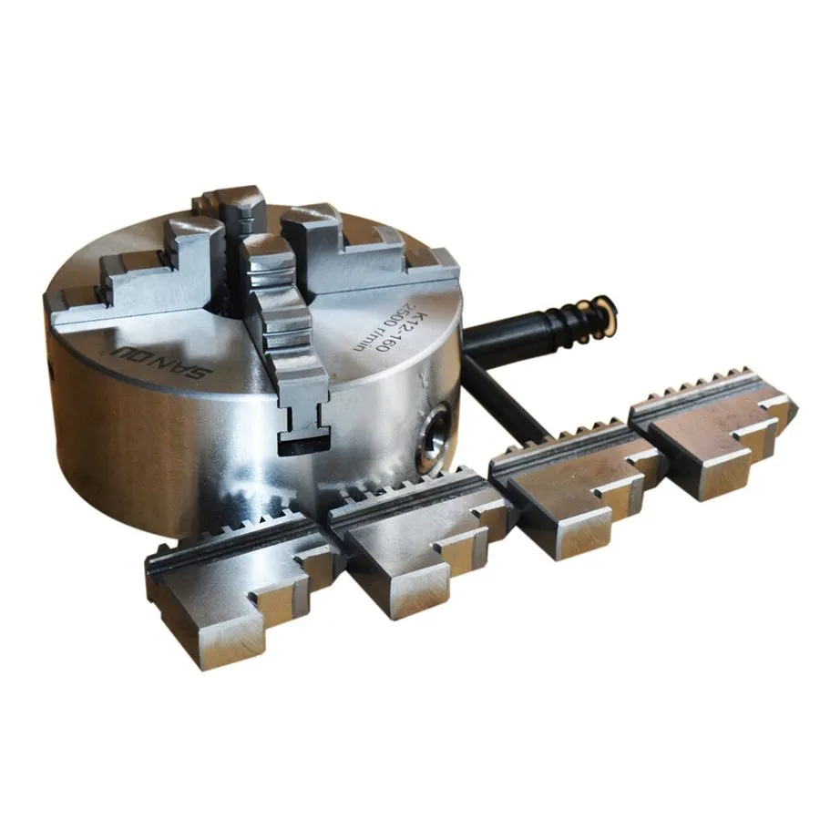 Режущий инструмент 4 Jaw Lathe Chuck 6" Manual Chuck K12-160 Self-centering Lath