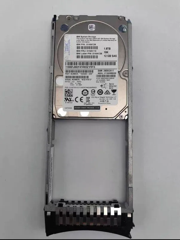 Сервер IBM 01NN126 01NN124 01NN110 1.8TB SAS 10K 12Gb/s 2.5" V7000 server Hard D