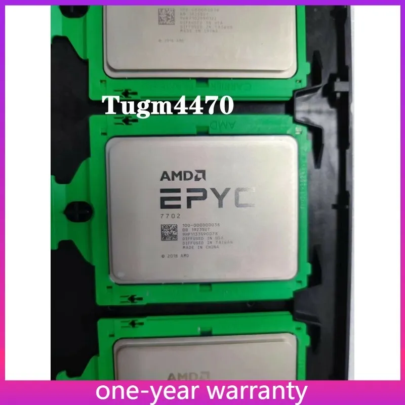 Процессор AMD epyc 7702 2ghz -3.35ghz 64 core 128 lines interface sp3-cpu