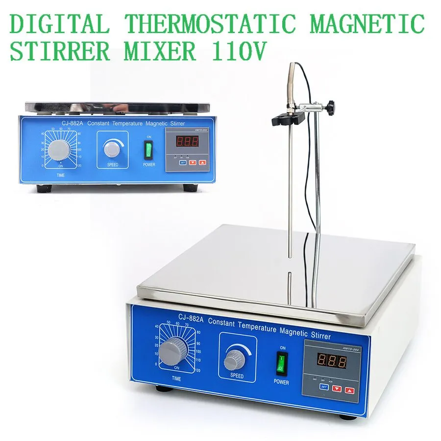 Магнитная мешалка Magnetic Stirrer 0-1250RPM Lab Mixer 10000 ml With Heat Stir P — фото лота 3