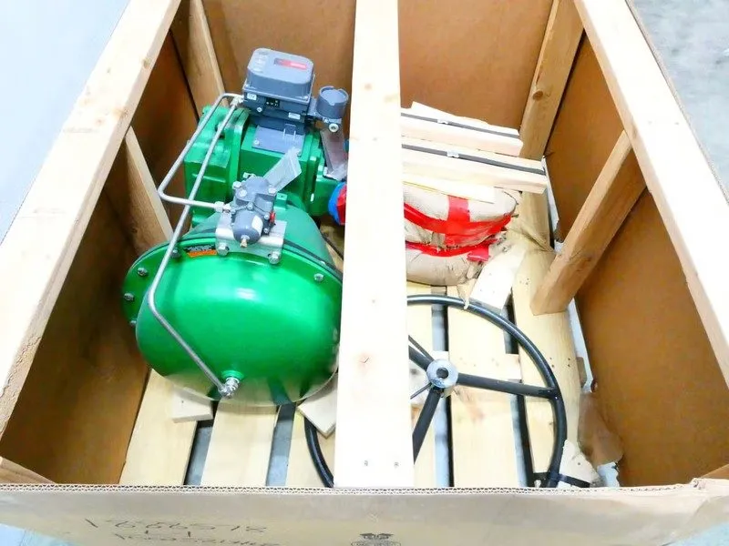 Клапан Fisher ET 667 Size 30i Dvc6200hw2 Pneumatic Steel Flanged Control Valve 1