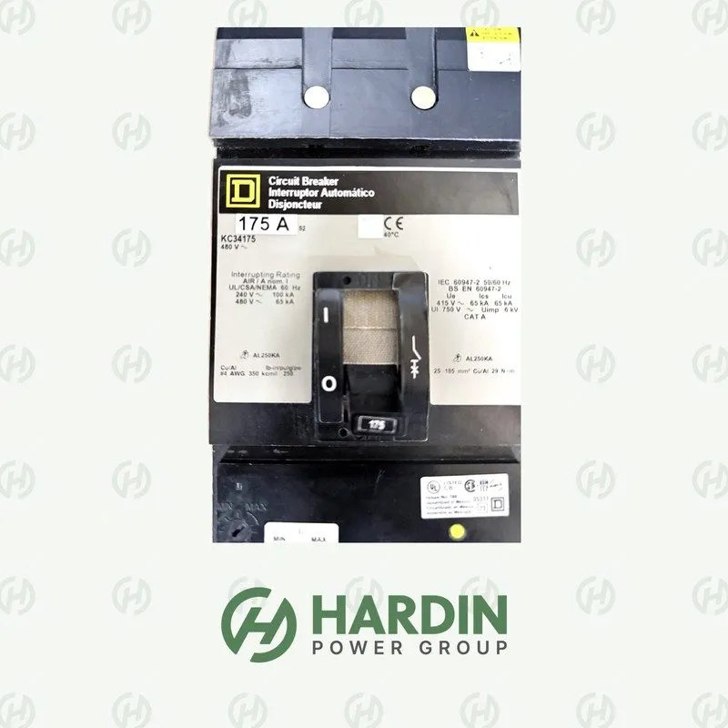 Автоматический выключатель SQUARE D KC34175 175A 480V 3POLE ILINE Circuit Breake