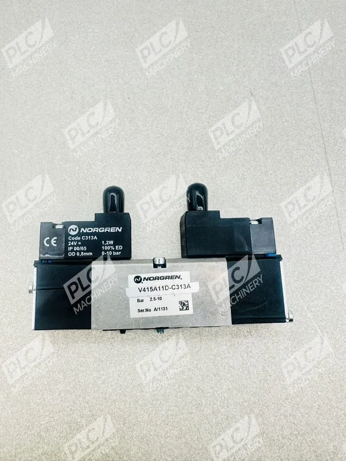 Электромагнитный клапан Norgren V415A11D-C313A Solenoid Valve 24V 2.5-10 Bar Pne — фото лота 1