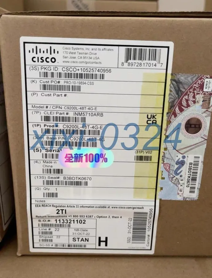Коммутатор Cisco C9200L-48T-4G-E 48 Port Data Gigabit Switch