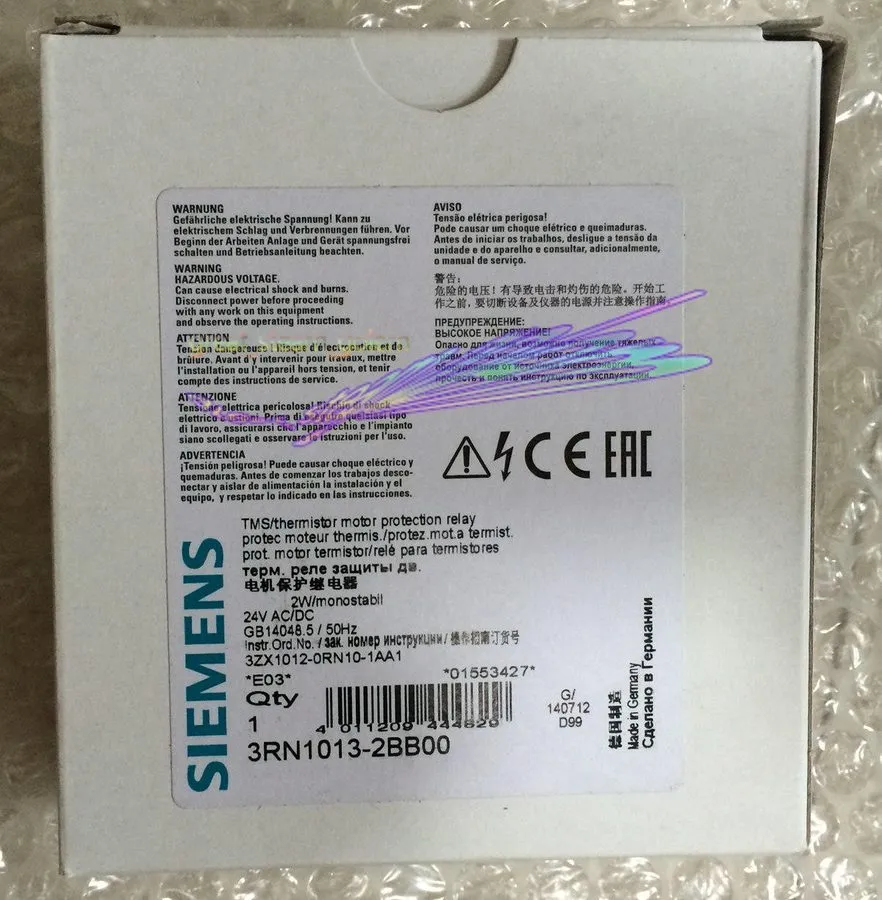 Реле защиты Siemens 3RN1013-2BB00 24 AC/DC Motor protection Relay