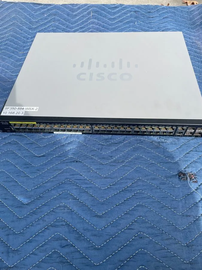 Коммутатор Cisco SF350-48P-K9 48-Port PoE Managed Switch