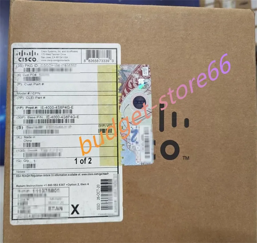 Коммутатор Cisco IE-4000-4S8P4G-E PoE+ Gigabit Industrial Ethernet Switch