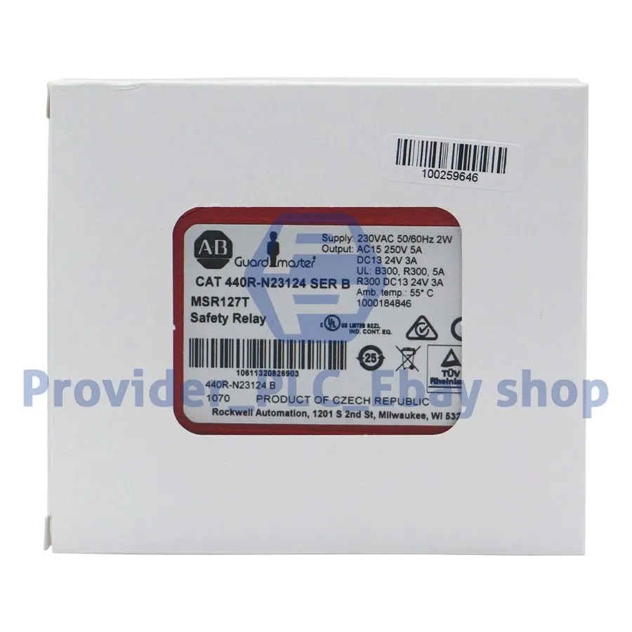 Реле безопасности Allen-Bradley 440R-N23124 Guardmaster MSR127T Safety Relay